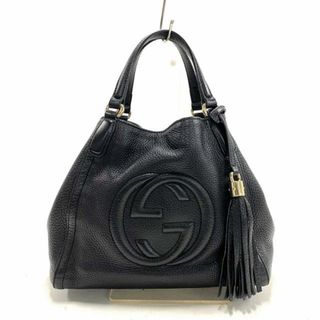 グッチ(Gucci)のGUCCI(グッチ) トートバッグ レディース ソーホー 336751 黒 レザー(トートバッグ)