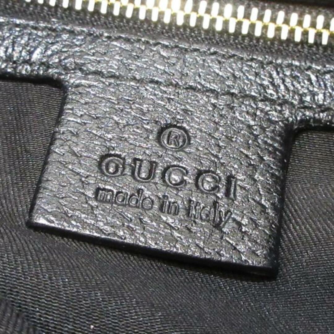 Gucci(グッチ)のGUCCI(グッチ) ショルダーバッグ GG柄  ホースビット 145826 黒 ジャガード×レザー レディースのバッグ(ショルダーバッグ)の商品写真