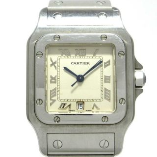 カルティエ(Cartier)のCartier(カルティエ) 腕時計 サントスガルベLM W20025D6 メンズ SS アイボリー(その他)