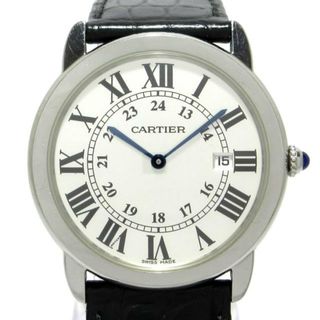 カルティエ(Cartier)のCartier(カルティエ) 腕時計 ロンドソロLM W6700255 メンズ SS/アリゲーターベルト シルバー(その他)