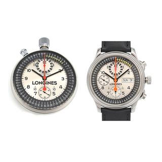 LONGINES - ロンジン スプリットセコンドクロノ Longines Honour and Glory L7.886.4.73.0 L7.885.4.73.2 自動巻き ステンレススティール 懐中時計:ステンレススティール メンズ LONGINES 【中古】 【時計】