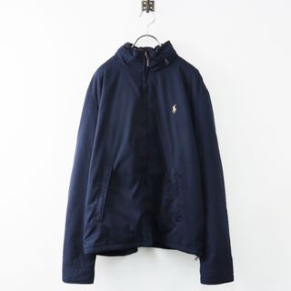 ポロラルフローレン(POLO RALPH LAUREN)のメンズ ポロラルフローレン POLO RALPH LAUREN ポニー刺繍 中フリース ジップアップジャケット M/ネイビー【2400013838795】(その他)