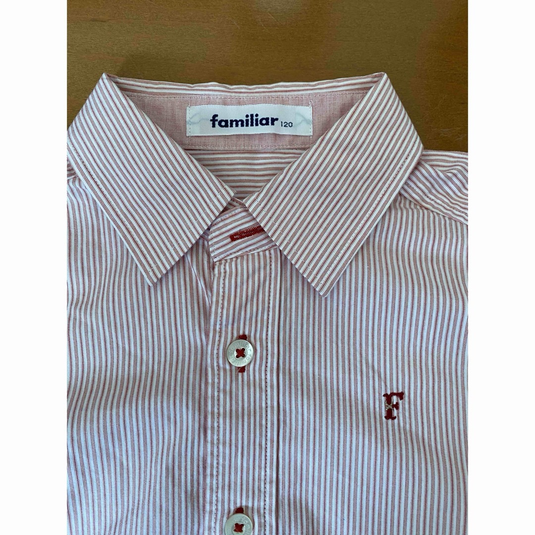 familiar(ファミリア)のfamiliar 長袖シャツ キッズ/ベビー/マタニティのキッズ服男の子用(90cm~)(ブラウス)の商品写真