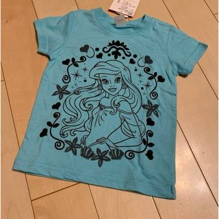 ディズニー(Disney)の⭐︎新品タグ付き　アリエル　ディズニー　Tシャツ　ブルー(Tシャツ/カットソー)