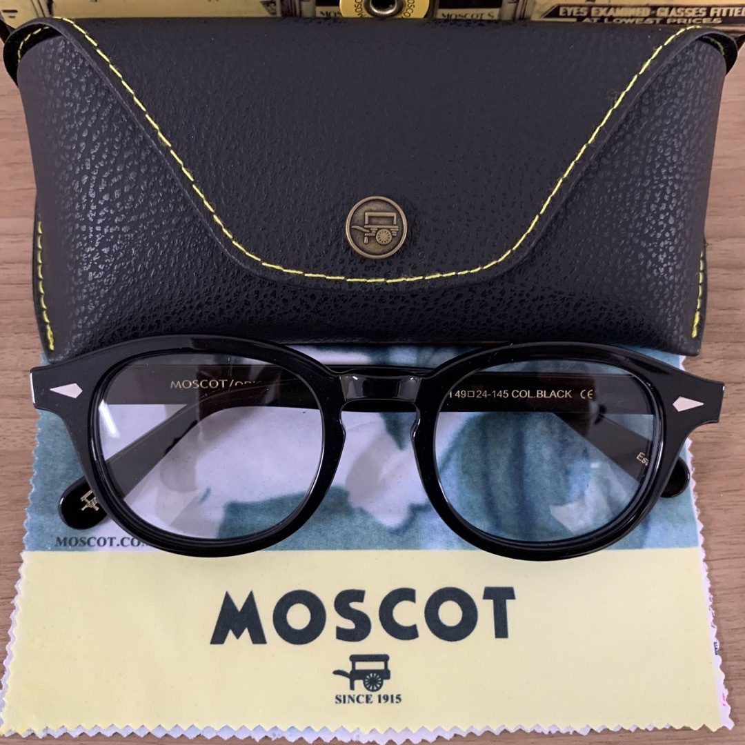 MOSCOT(モスコット)のMOSCOT モスコット レムトッシュ 49黒 メンズのファッション小物(サングラス/メガネ)の商品写真