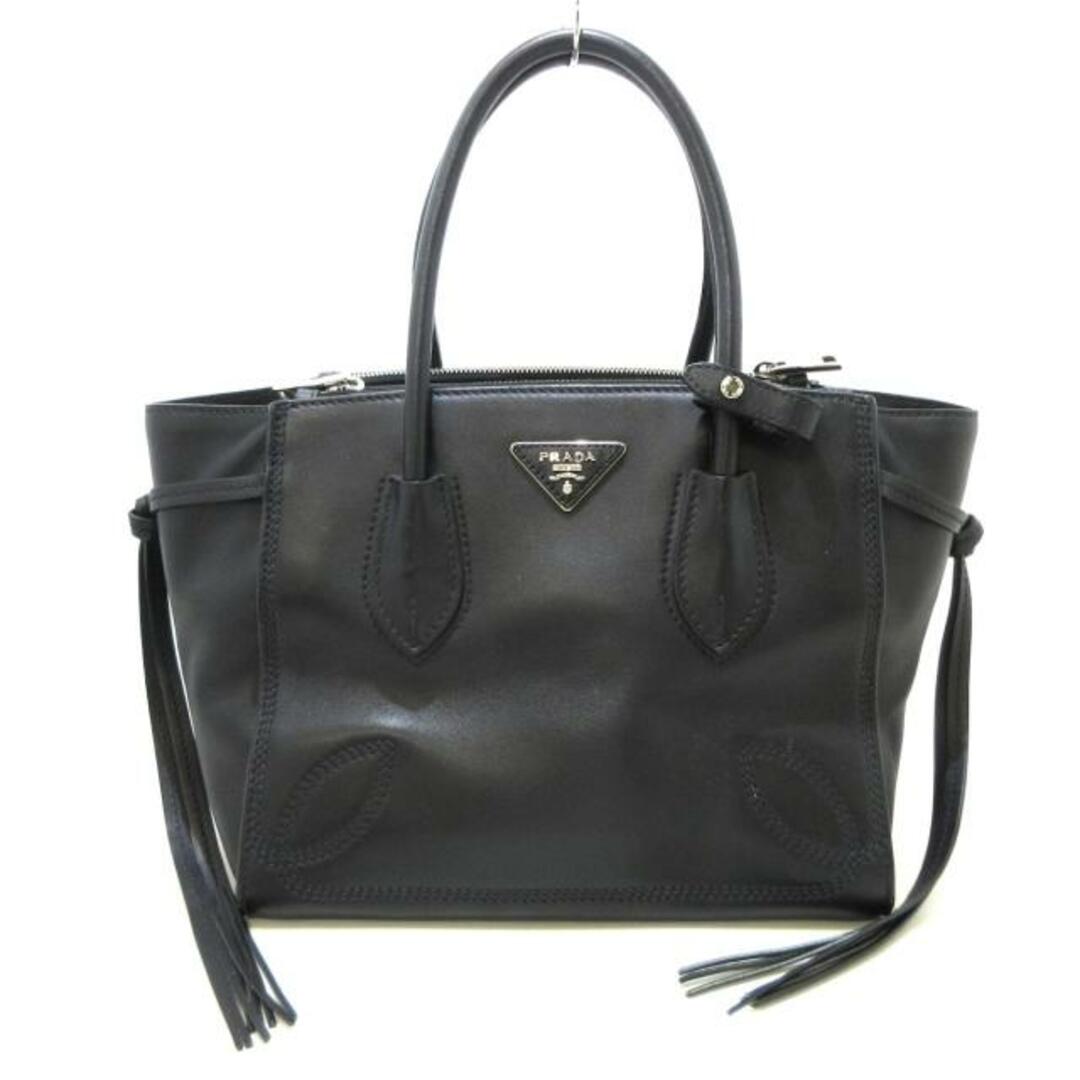 PRADA(プラダ)のPRADA(プラダ) トートバッグ トライアングルロゴ B2925R 黒 シティスポーツ(レザー) レディースのバッグ(トートバッグ)の商品写真