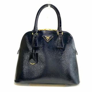 プラダ(PRADA)のPRADA(プラダ) ハンドバッグ レディース トライアングルロゴ BL0909 ロイヤル(ダークネイビー) サフィアンーノヴェルニ(エナメルレザー)(ハンドバッグ)