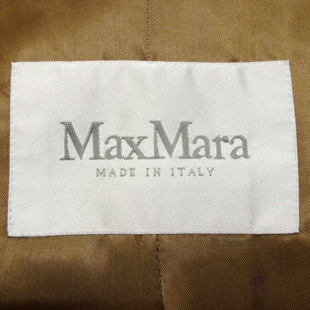 Max Mara(マックスマーラ)のMax Mara(マックスマーラ) コート レディース - ライトブラウン 長袖/キャメル/レザー/秋/冬 キャメル レディースのジャケット/アウター(その他)の商品写真