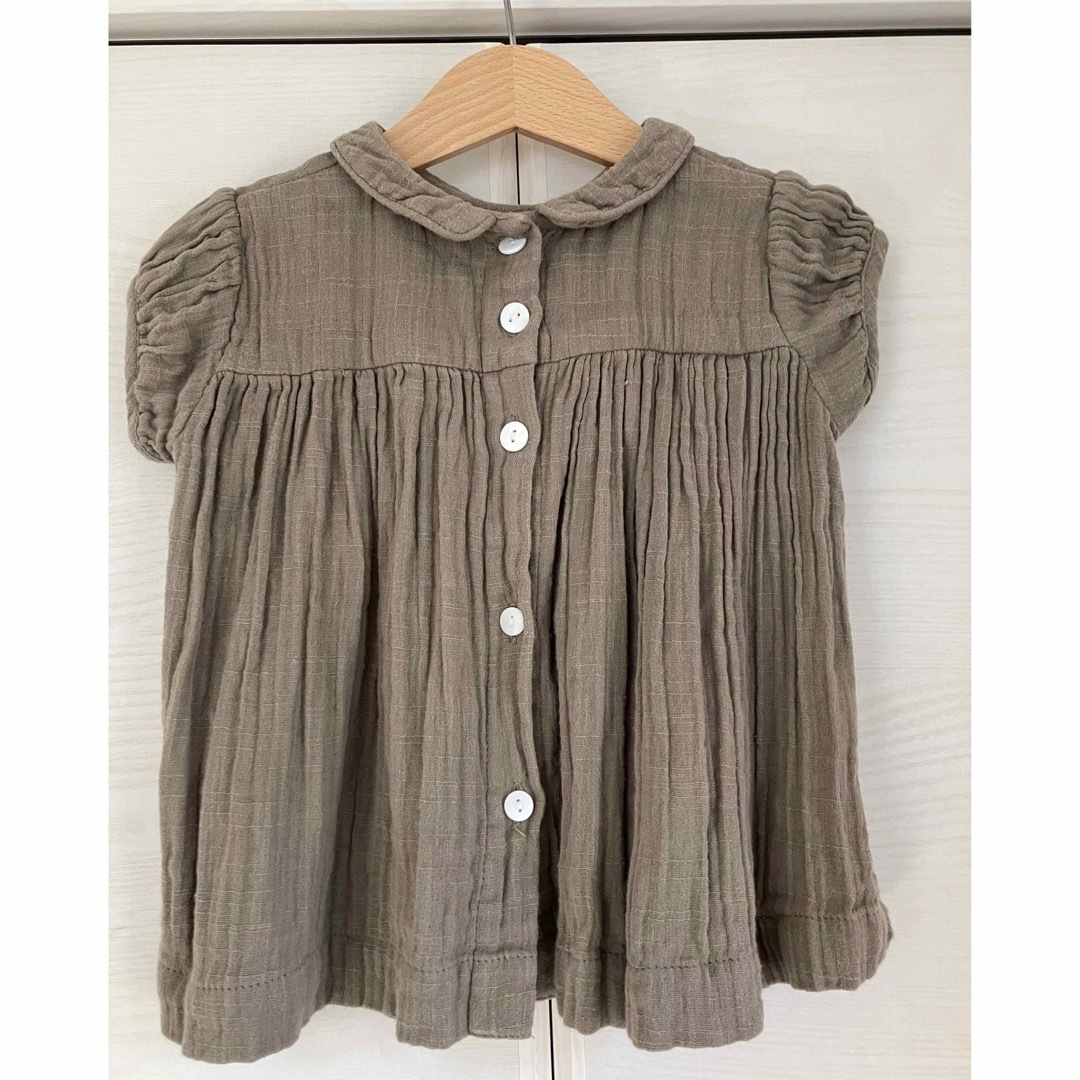 Bonpoint(ボンポワン)のlittle cotton clothes トップス　18-24m キッズ/ベビー/マタニティのキッズ服女の子用(90cm~)(Tシャツ/カットソー)の商品写真