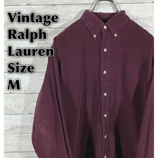 ラルフローレン(Ralph Lauren)の90Ｓビンテージラルフ　ブレイクBLAKE　サイズＭ　コーデュロイシャツ　古着(シャツ)