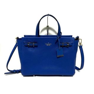 ケイトスペードニューヨーク(kate spade new york)のKate spade(ケイトスペード) ハンドバッグ美品  ホールデンストリートラニー PXRU5586 ブルー レザー(ハンドバッグ)