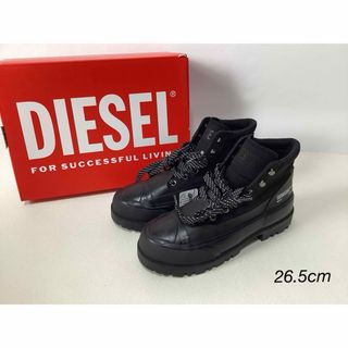 ディーゼル(DIESEL)のDIESEL メンズ ローカット ブーツ Y02964P0187 ブラック(スニーカー)