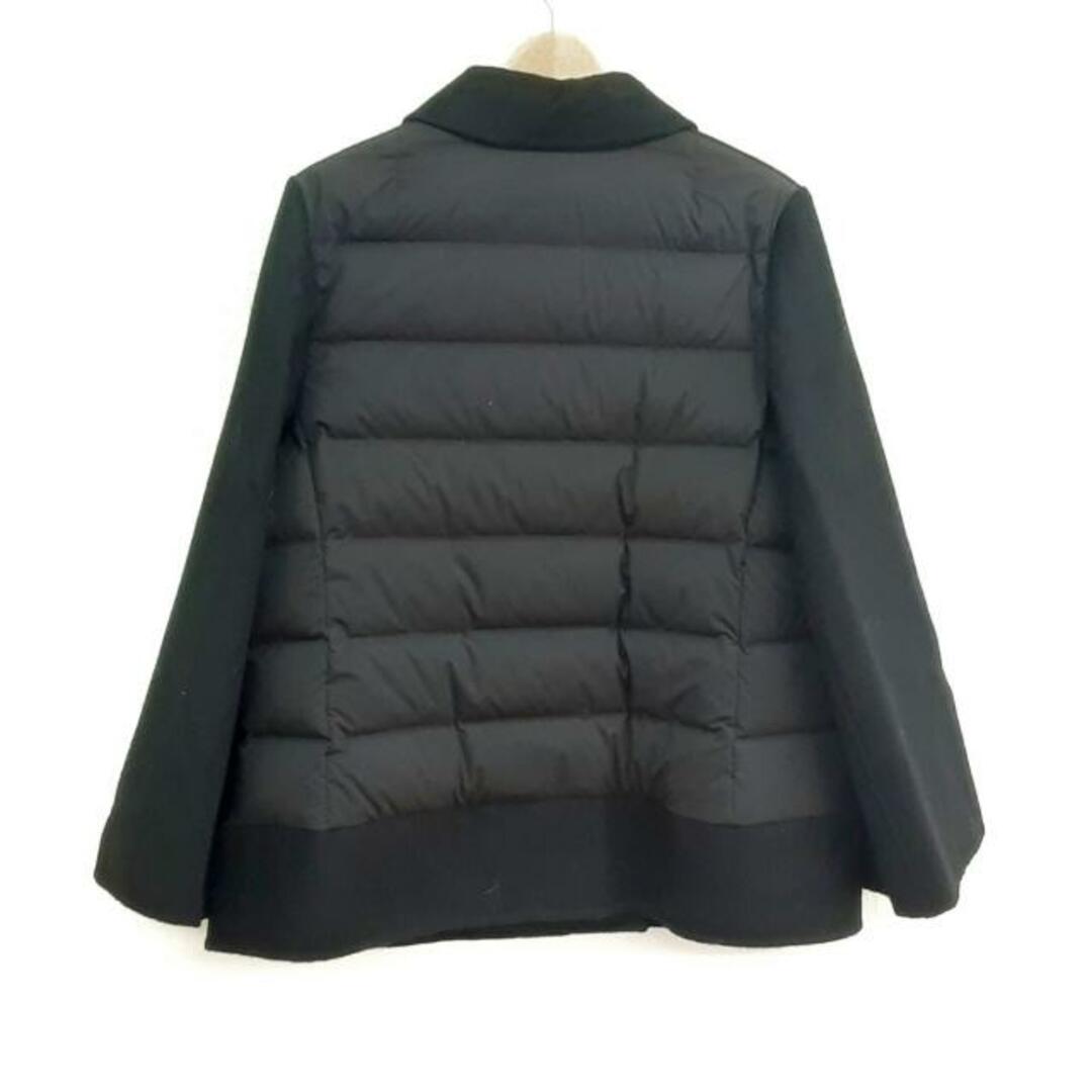 wb(ダブリュービー) ダウンコート サイズ40 M レディース美品  - 黒 長袖/異素材切替/冬 レディースのジャケット/アウター(ダウンコート)の商品写真