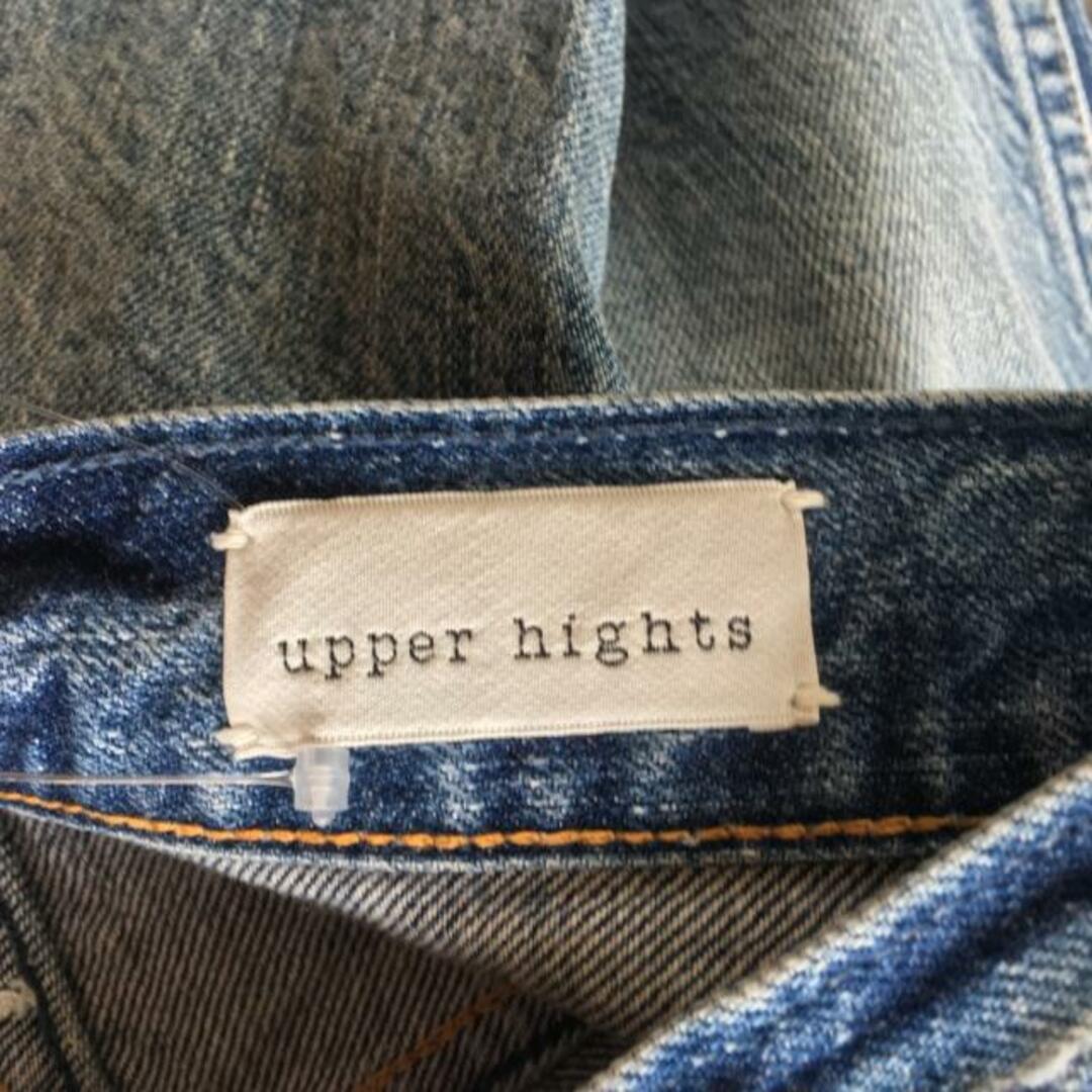 upper hights(アッパーハイツ) ジーンズ サイズ23 レディース - ブルー フルレングス/ダメージ加工 レディースのパンツ(デニム/ジーンズ)の商品写真