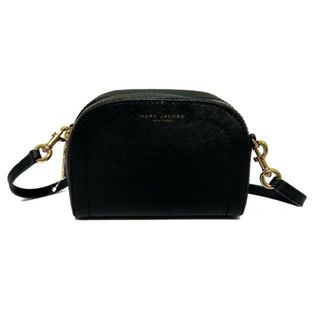 マークジェイコブス(MARC JACOBS)のMARC JACOBS(マークジェイコブス) ショルダーバッグ美品  プレイバック レザー クロスボディバッグ M0011341 黒 ストラップ着脱可/ミニバッグ レザー(ショルダーバッグ)