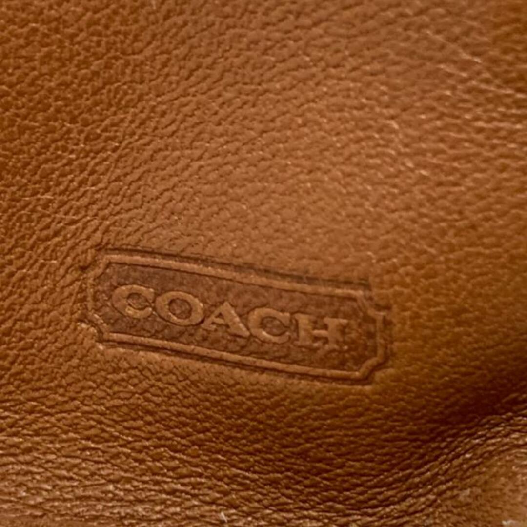 COACH(コーチ)のCOACH(コーチ) ポーチ - ブラウン レザー レディースのファッション小物(ポーチ)の商品写真