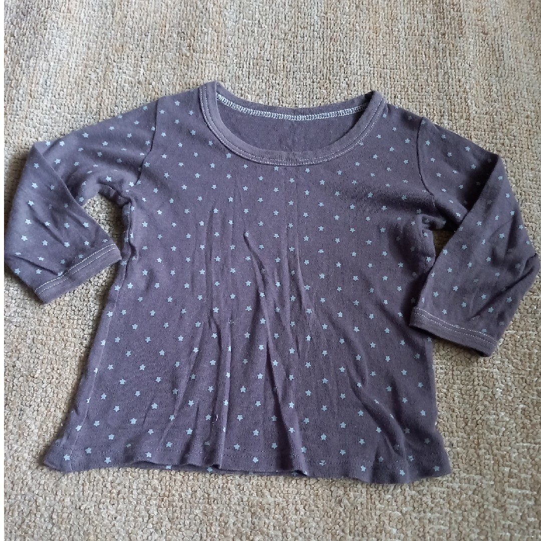 男の子長袖シャツ2点　90 キッズ/ベビー/マタニティのキッズ服男の子用(90cm~)(下着)の商品写真