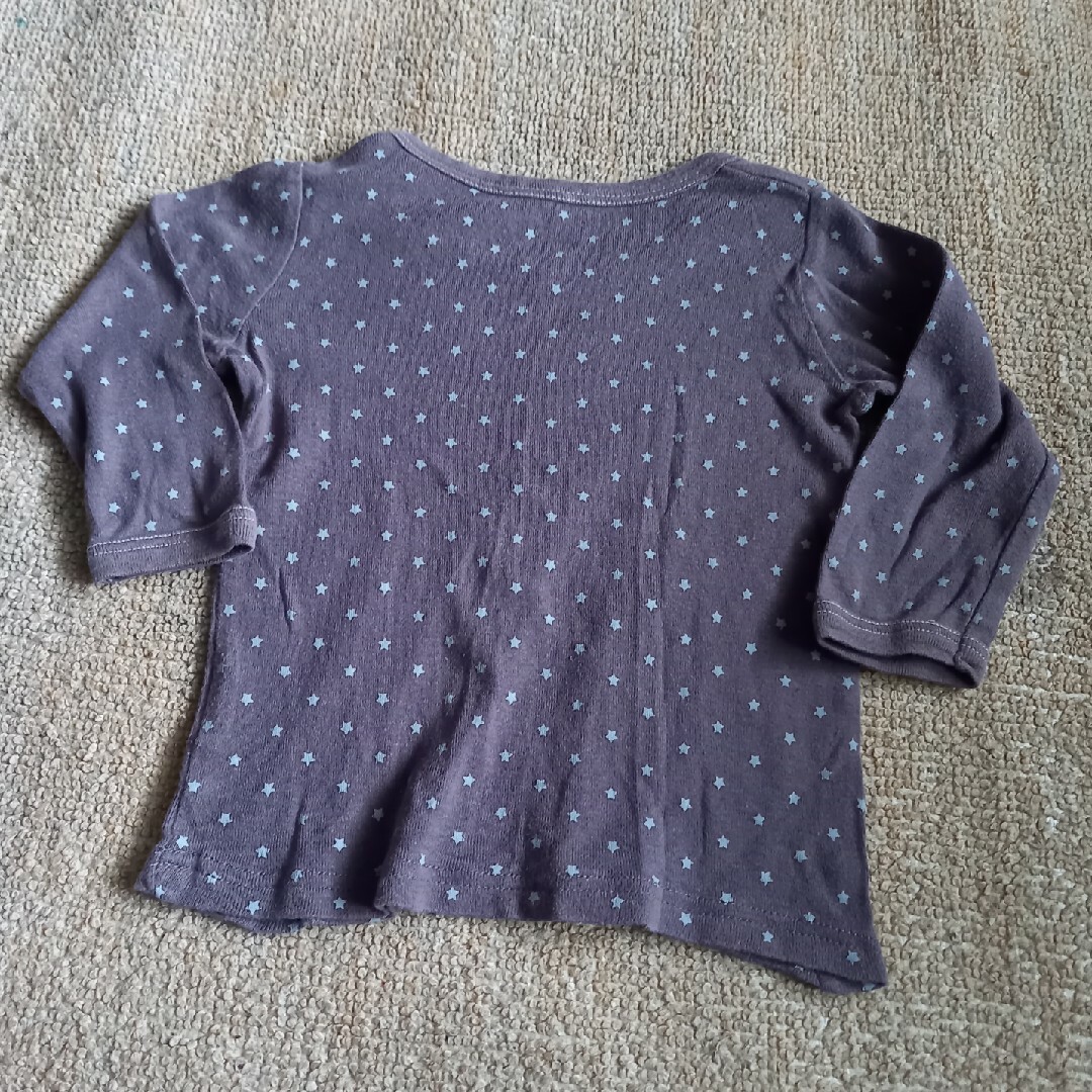 男の子長袖シャツ2点　90 キッズ/ベビー/マタニティのキッズ服男の子用(90cm~)(下着)の商品写真