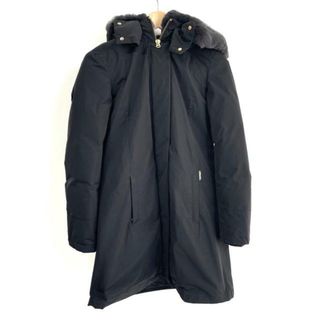 ウールリッチ(WOOLRICH)のWOOLRICH(ウールリッチ) ダウンコート サイズXS レディース - 黒 長袖/ファー/冬(ダウンコート)