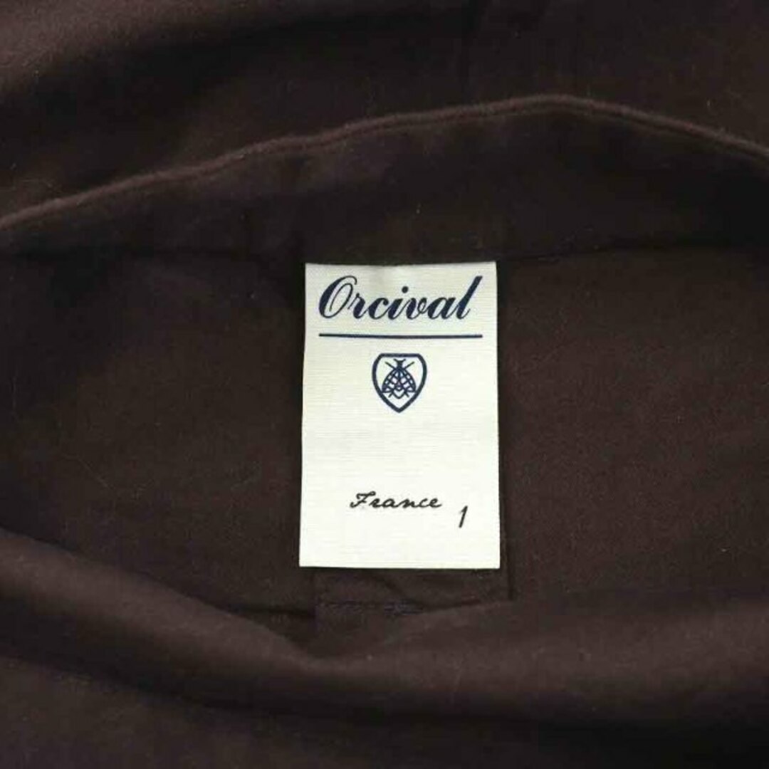 ORCIVAL(オーシバル)のオーチバル オーシバル ワンピース ロング ミモレ 長袖 1 M バーガンディ レディースのワンピース(ロングワンピース/マキシワンピース)の商品写真
