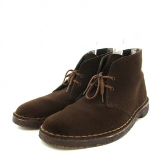 クラークス(Clarks)のクラークス デザートブーツ チャッカブーツ スウェード レースアップ 7 茶(ブーツ)