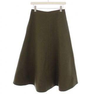 マディソンブルー(MADISONBLUE)のマディソンブルー 19AW REVER FLARE SKIRT M カーキ(ロングスカート)