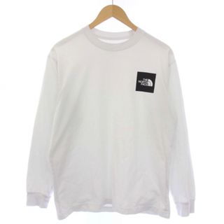 ザノースフェイス(THE NORTH FACE)のTHE NORTH FACE L/S Square Logo Tee M 白(Tシャツ/カットソー(七分/長袖))