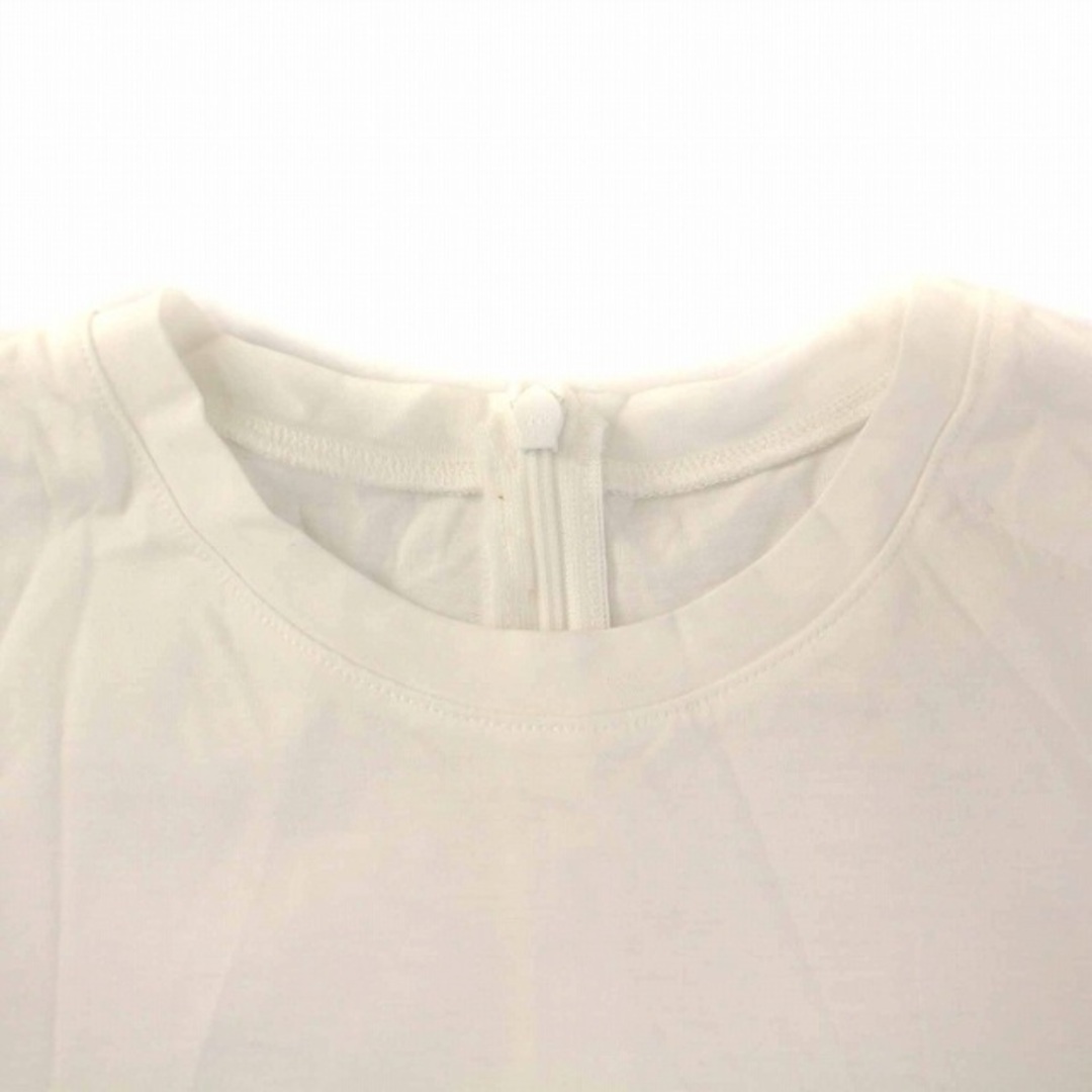 シートーキョー サブリナ ドレスTシャツ カットソー バックジップ 0 白 シートーキョー サブリナ ドレスTシャツ カットソー バックジップ 0 白
