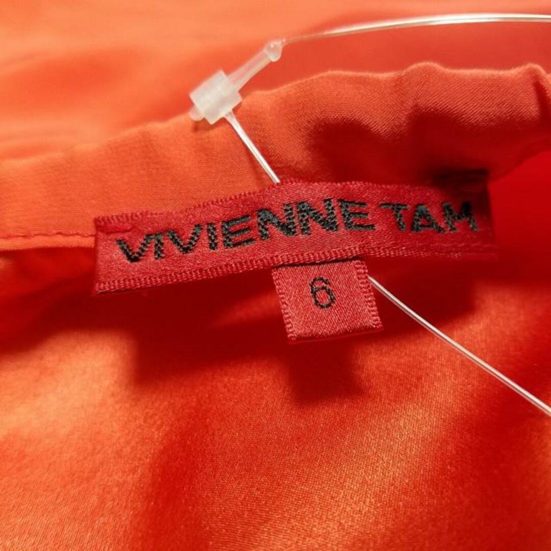 VIVIENNE TAM(ヴィヴィアンタム)のVIVIENNE TAM(ヴィヴィアンタム) 長袖カットソー サイズ6 M レディース美品  - レッド レディースのトップス(カットソー(長袖/七分))の商品写真