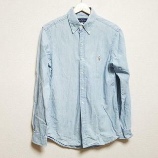 ラルフローレン(Ralph Lauren)のRalphLauren(ラルフローレン) 長袖シャツ サイズXS メンズ - ライトブルー(シャツ)