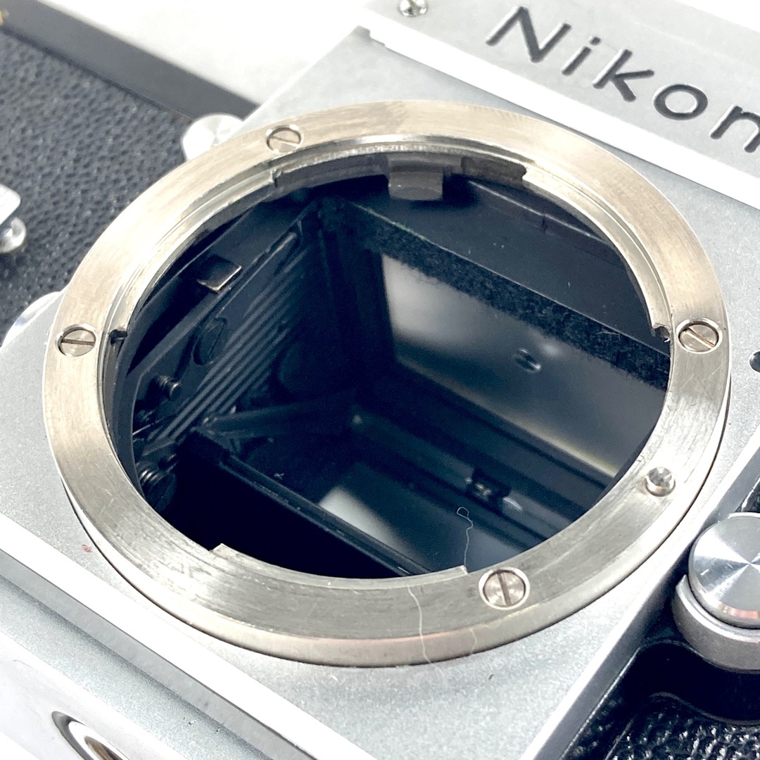 ニコン F アイレベル シルバー + Zoom-NIKKOR.C 43-86mm F3.5 Ai改 中古 スマホ/家電/カメラのカメラ(フィルムカメラ)の商品写真