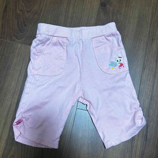 ミキハウス(mikihouse)の【USED】ミキハウス女児90センチ夏用7分丈ズボン(パンツ/スパッツ)