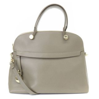 フルラ(Furla)のフルラ パイパー M 2way ショルダーバッグ レザー グレージュ(ショルダーバッグ)