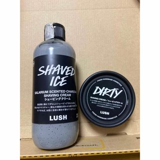 LUSH - 最終価格！LUSH ラッシュ　シェイビングクリーム　シェイプドアイス　ダーティー