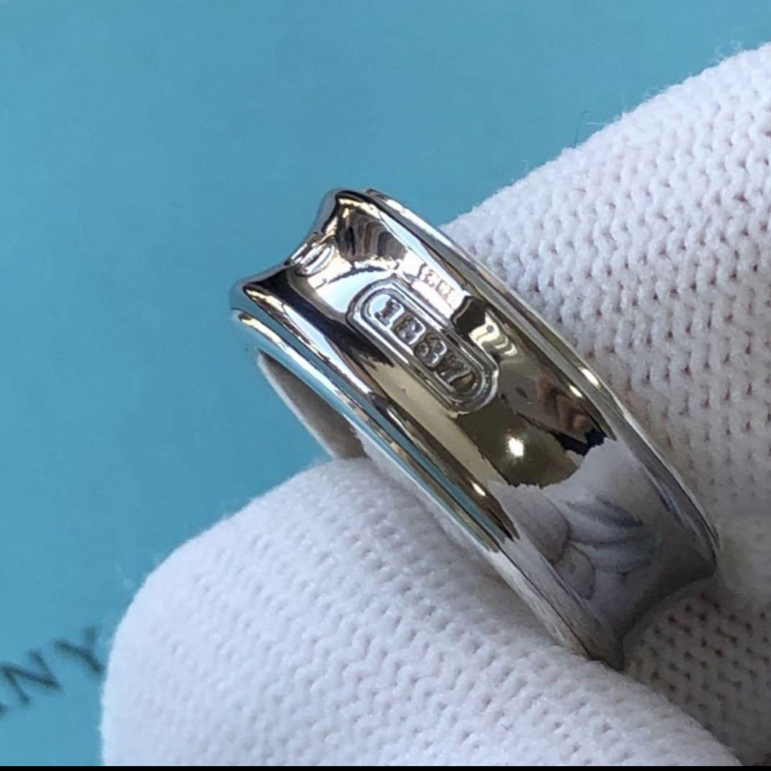 Tiffany & Co. - 美品 ティファニーナローリング チタン 7.5~8号 Tiffany & Co. - 美品 ティファニーナローリング チタン 7.5~8号