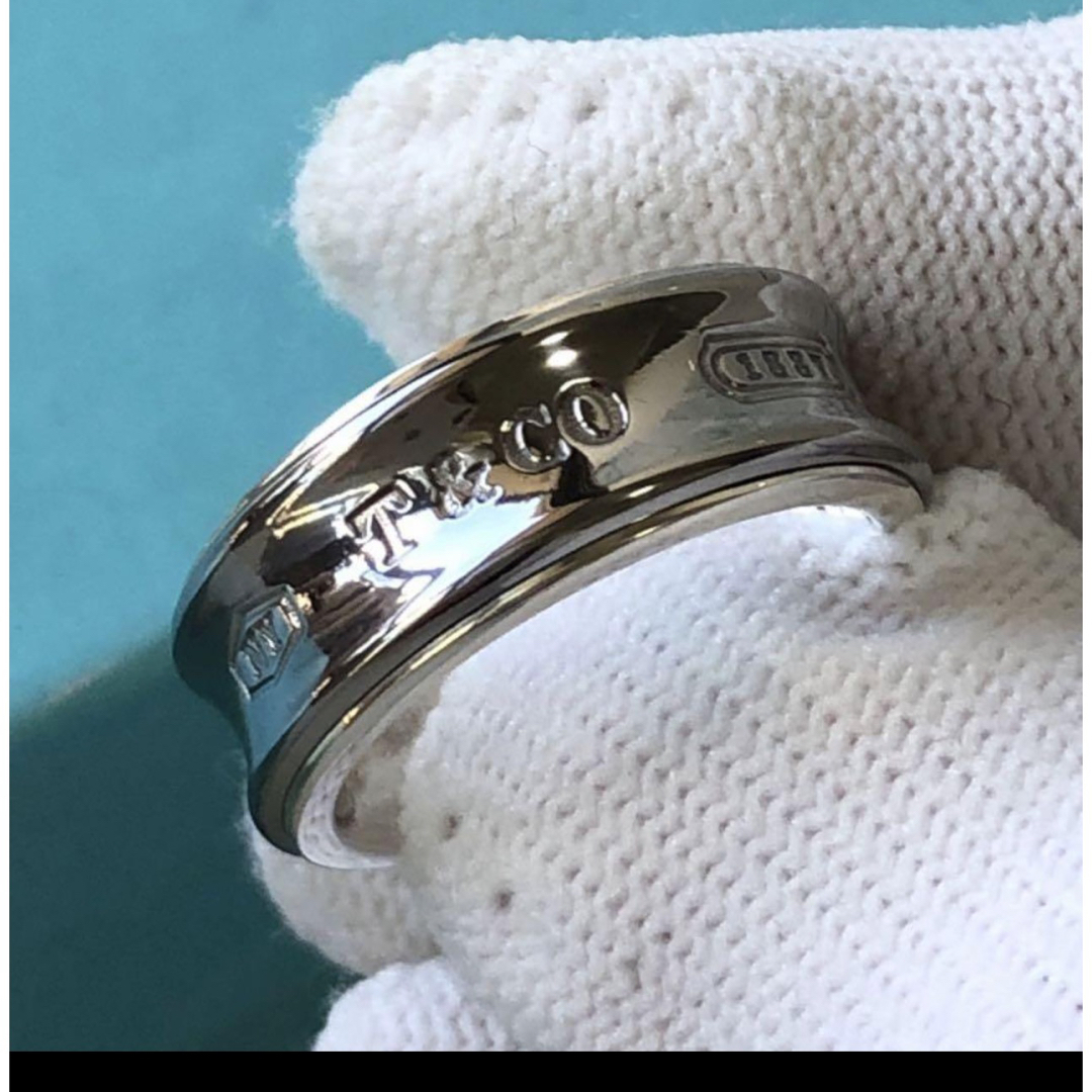 Tiffany & Co. - 美品 ティファニーナローリング チタン 7.5~8号 Tiffany & Co. - 美品 ティファニーナローリング チタン 7.5~8号