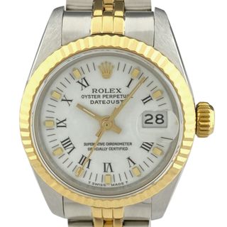 ロレックス(ROLEX)のロレックス デイトジャスト ローマン 69173 自動巻き レディース 【中古】(腕時計)