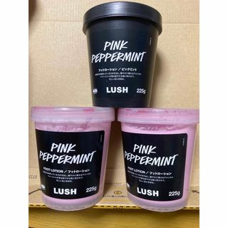 タイムセール！LUSH ラッシュ　フットローション　ピンクミント　3点セット