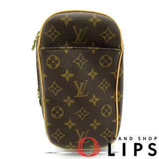 ルイヴィトン(LOUIS VUITTON)のルイ・ヴィトン ポシェットガンジュ  M51870 モノグラム レディースボディバッグ
 ブラウン 廃盤品【中古】(ボディバッグ/ウエストポーチ)