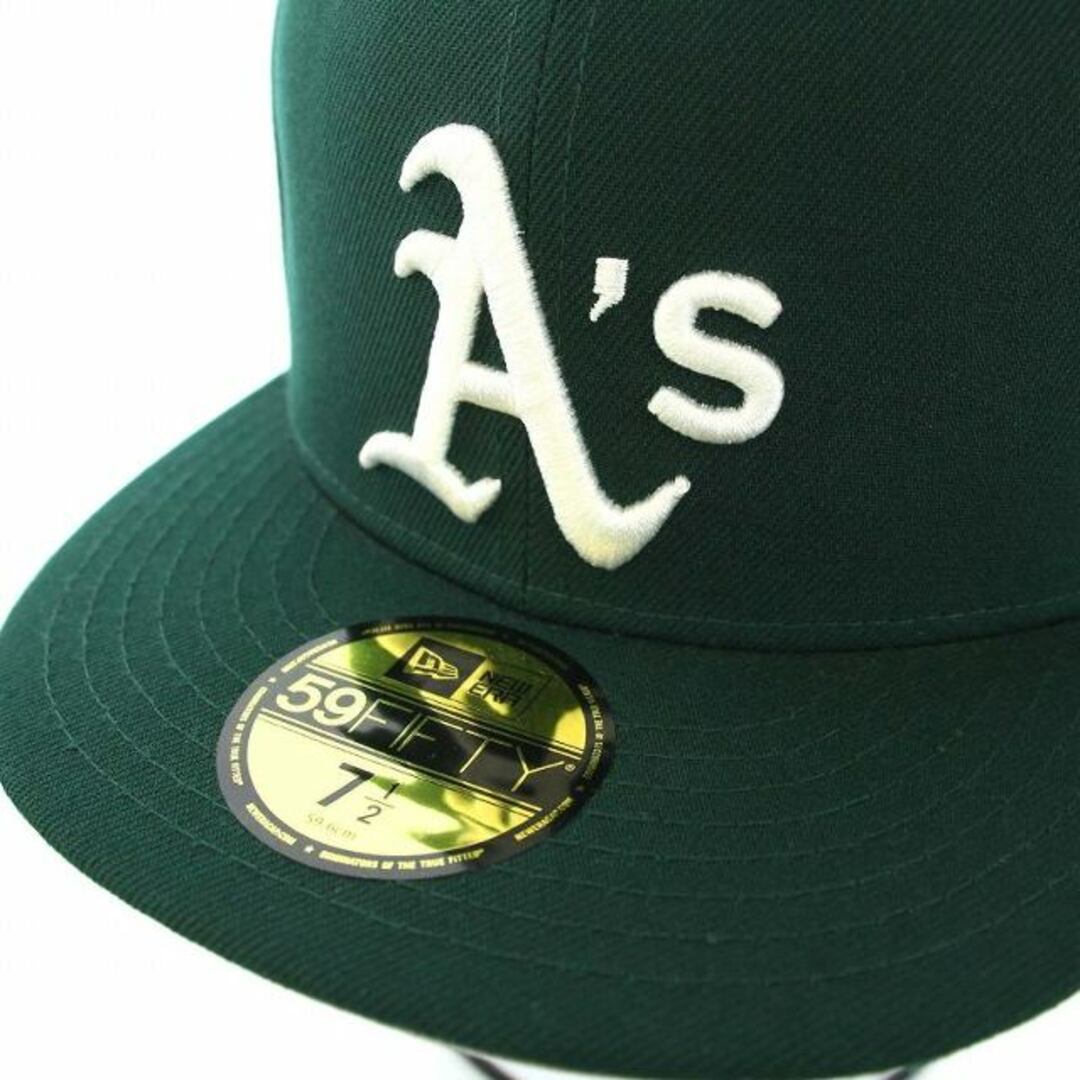 NEW ERA(ニューエラー)のNEW ERA 59FIFTY オークランド・アスレチックス キャップ 野球帽 メンズの帽子(キャップ)の商品写真