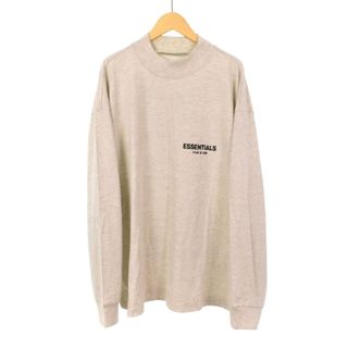 FOG ESSENTIALS Tシャツ 長袖 モックネック フロッキーロゴ S(Tシャツ/カットソー(七分/長袖))