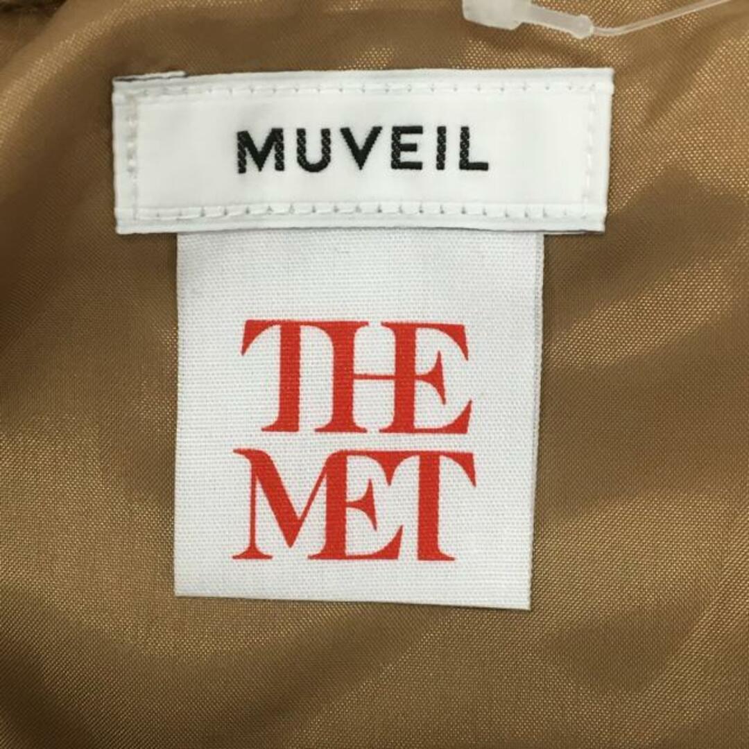 MUVEIL(ミュベール) トートバッグ美品  - ベージュ×イエローグリーン×マルチ THE MET ファー×レザー×化学繊維 レディースのバッグ(トートバッグ)の商品写真