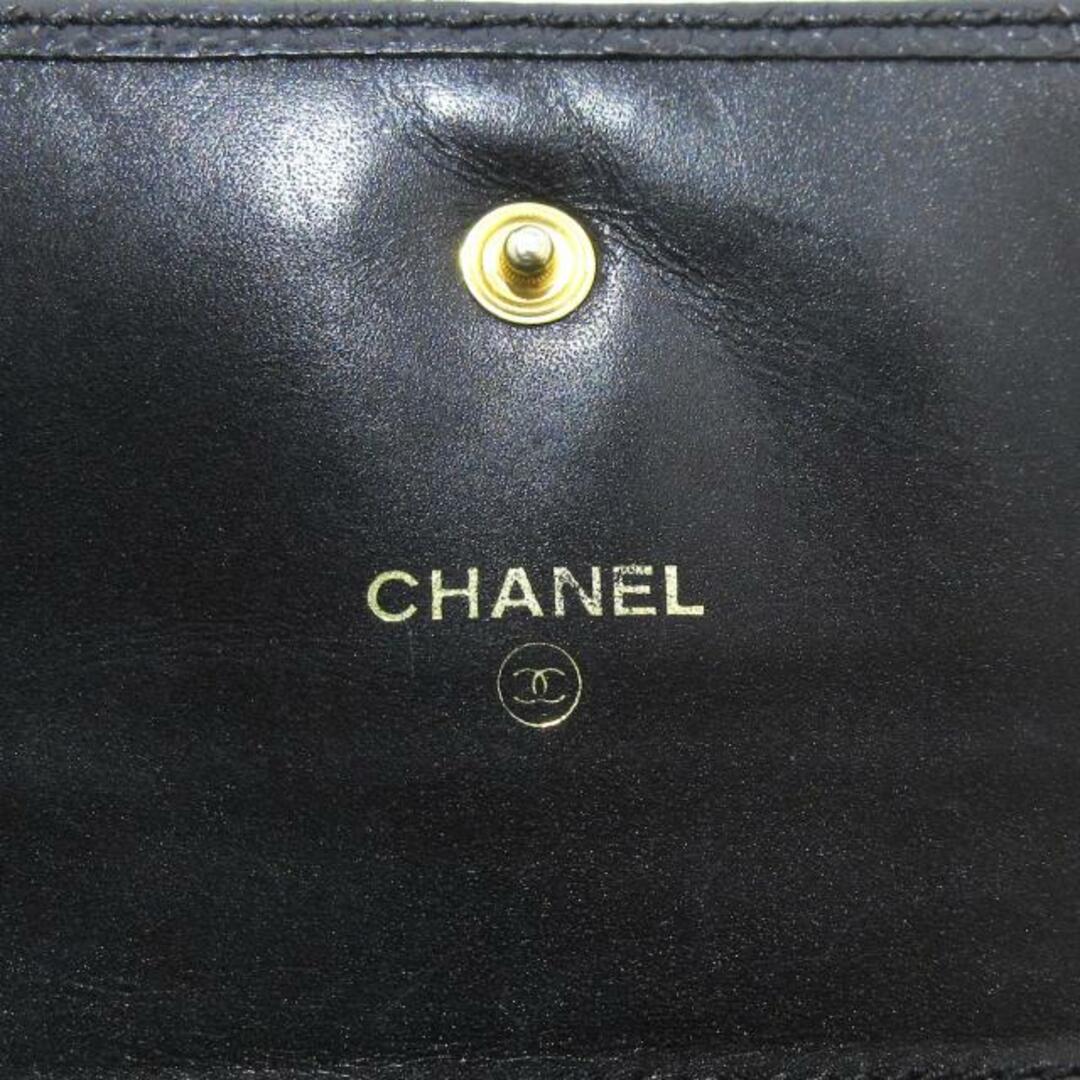 CHANEL(シャネル)のCHANEL(シャネル) 3つ折り財布 - A13225 黒 ココマーク/ゴールド金具 キャビアスキン レディースのファッション小物(財布)の商品写真