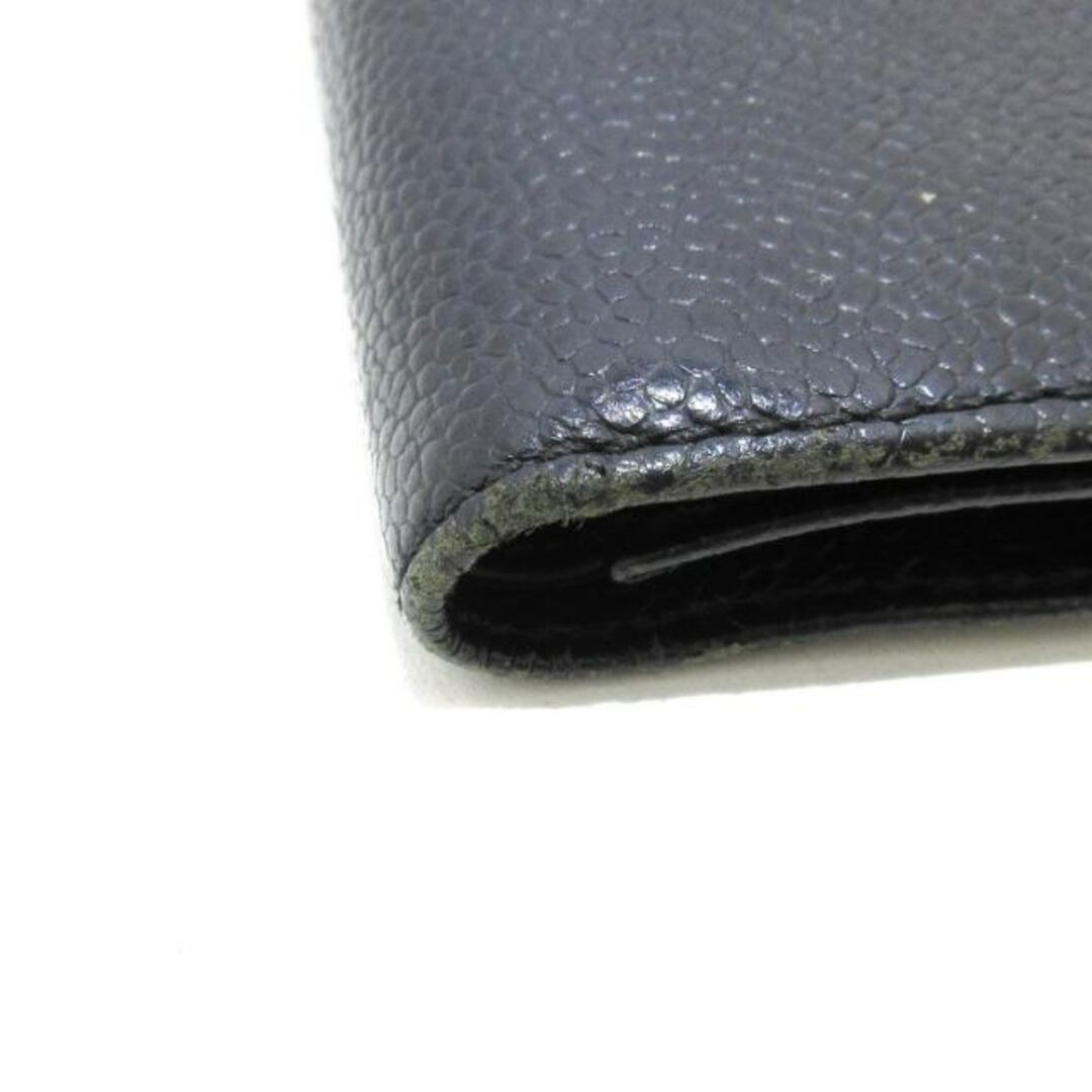CHANEL(シャネル)のCHANEL(シャネル) 3つ折り財布 - A13225 黒 ココマーク/ゴールド金具 キャビアスキン レディースのファッション小物(財布)の商品写真