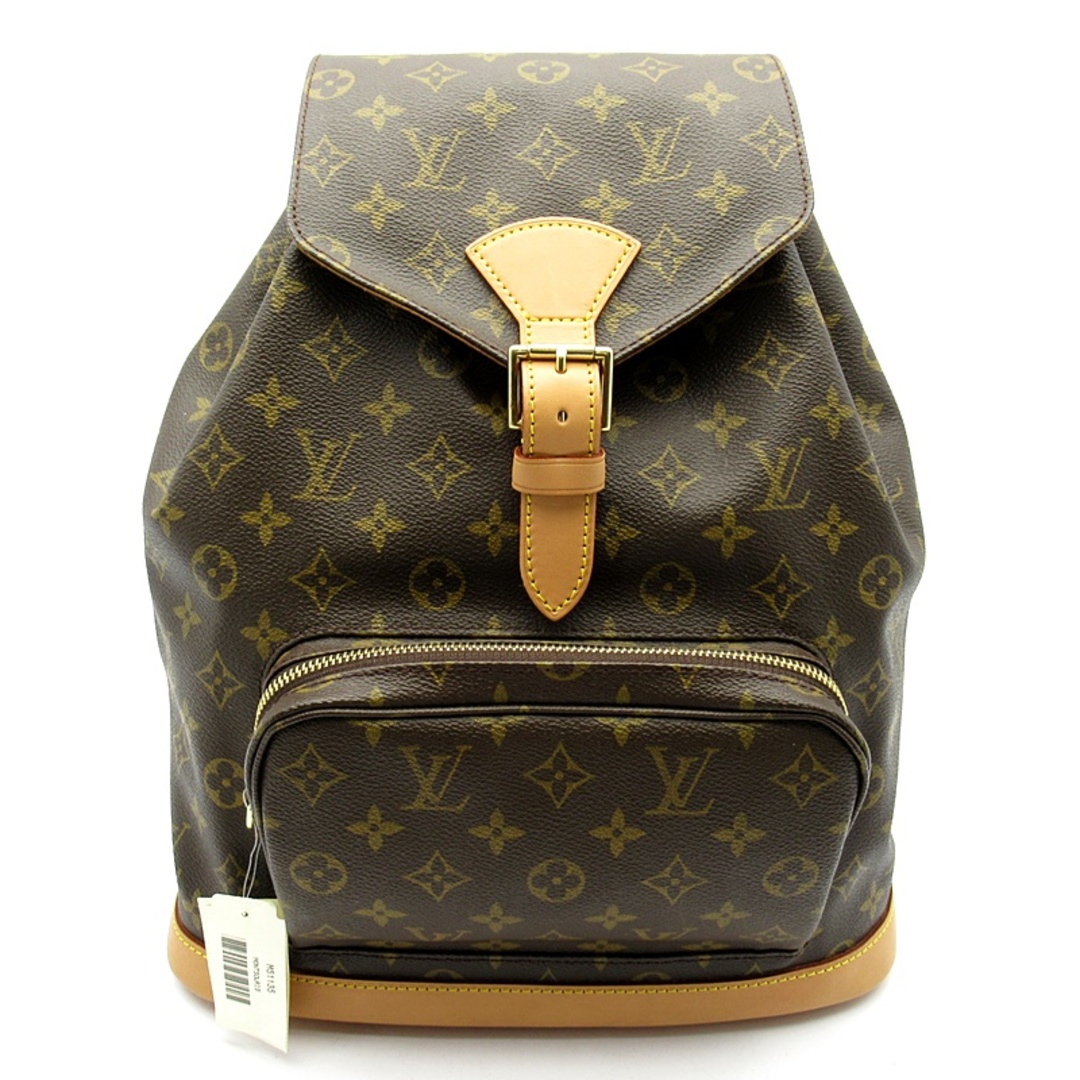 LOUIS VUITTON(ルイヴィトン)のルイ・ヴィトン モンスリGM  M51135 モノグラム レディースリュック・デイパック
 ブラウン 廃盤品【中古】 レディースのバッグ(リュック/バックパック)の商品写真