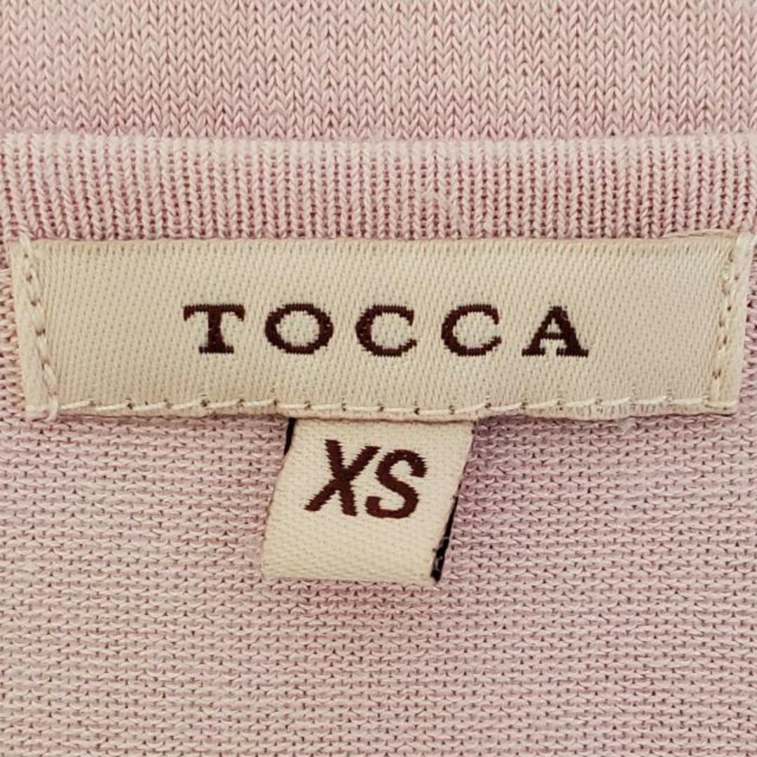 TOCCA(トッカ)のTOCCA(トッカ) カーディガン サイズXS レディース美品  ピンク ショート丈/春・秋物 レディースのトップス(カーディガン)の商品写真