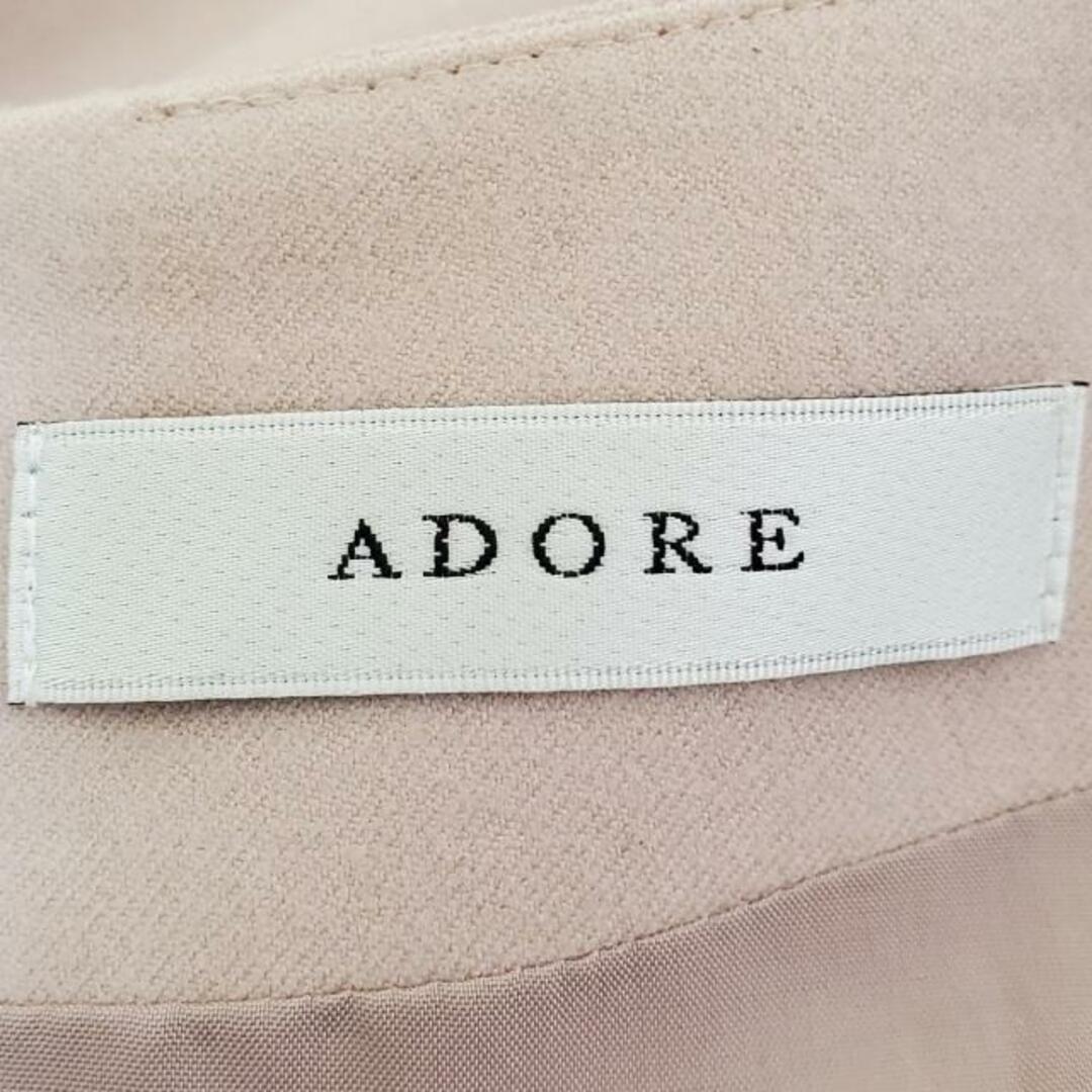 ADORE(アドーア)のADORE(アドーア) ワンピース サイズ36 S レディース ピンクグレー ロング丈/長袖 レディースのワンピース(その他)の商品写真