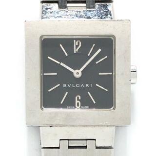 ブルガリ(BVLGARI)のBVLGARI(ブルガリ) 腕時計 クアドラード SQ22SS レディース 黒(腕時計)