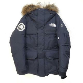 ザノースフェイス(THE NORTH FACE)のTHE NORTH FACE(ノースフェイス) ダウンコート サイズL メンズ美品  SOUTHERN CROSS PARKA ND91920 黒×ブラウン ファー着脱可/冬物(その他)