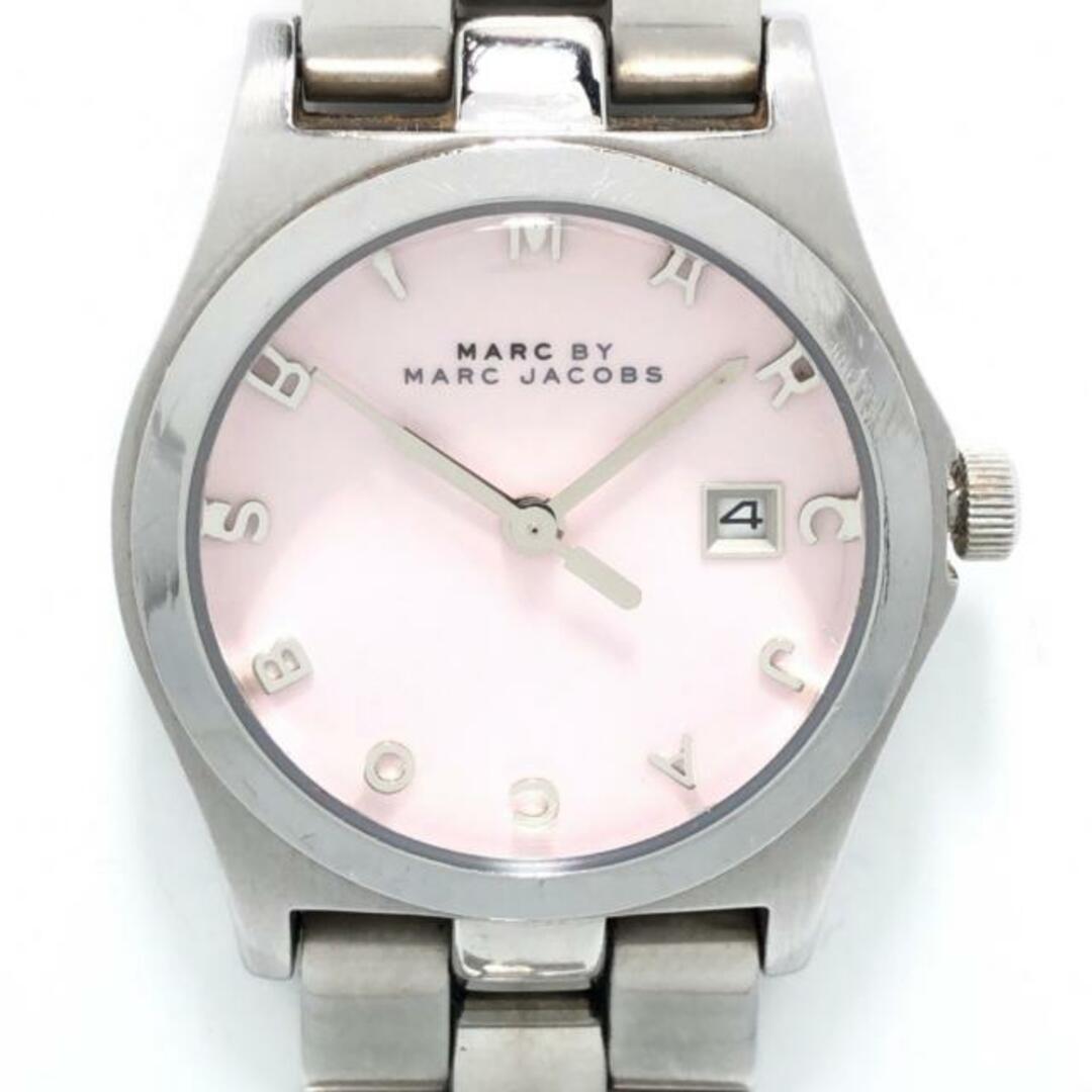 MARC BY MARC JACOBS(マークバイマークジェイコブス)のMARC BY MARC JACOBS(マークジェイコブス) 腕時計 MBM9036 レディース デイト ピンク レディースのファッション小物(腕時計)の商品写真